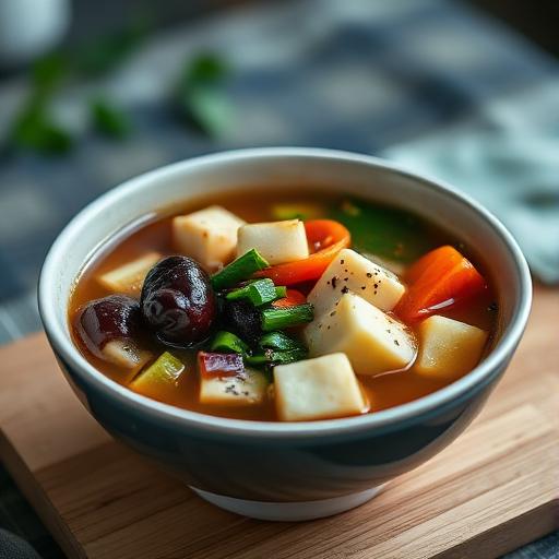 Miso Soup with Veggies and Tofu