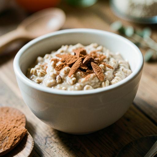 Instant Chocolate Oatmeal With Cinnamon