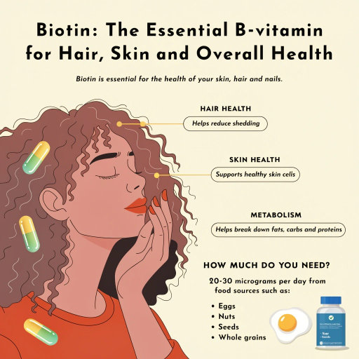 Biotin: The Essential B-vitamin for Hair, Skin and Overall Health- NutrientShield