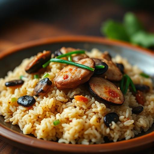 Rice and Sardines Stir Fry