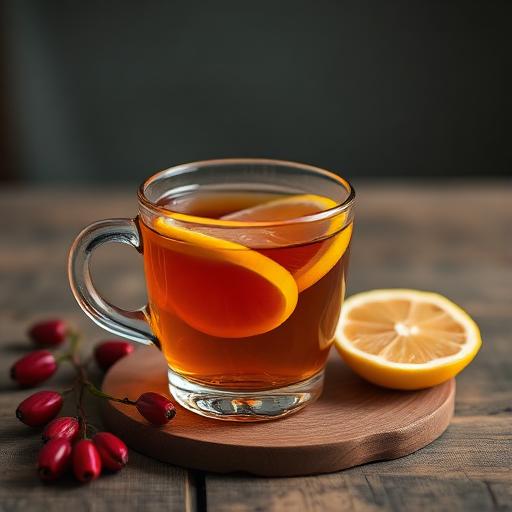 Rosehip Tea With Cranapple Lemon & Honey (Hagebutten Tee)