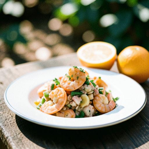 Ecuadorean Shrimp Ceviche with Oranges