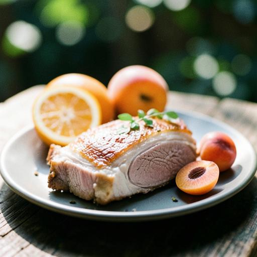 Pork with Orange and Apricots