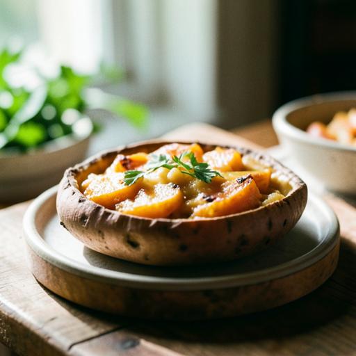 Twice-Baked Sweet Potatoes