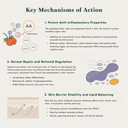 Potent Anti-Inflammation Properties, Decrial Repair & Retinoid Regulation, Skin Barrier Stabilization & Lipid Balancingi