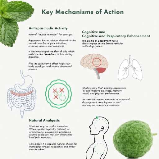 digestive health, pain relief and cognitive &  respiratory enhancement