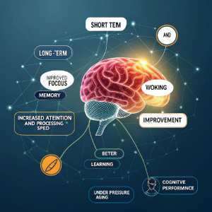 brain and with words showing improvement