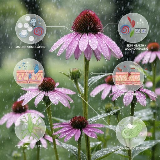 reduction of severity & duration, anti oxidant