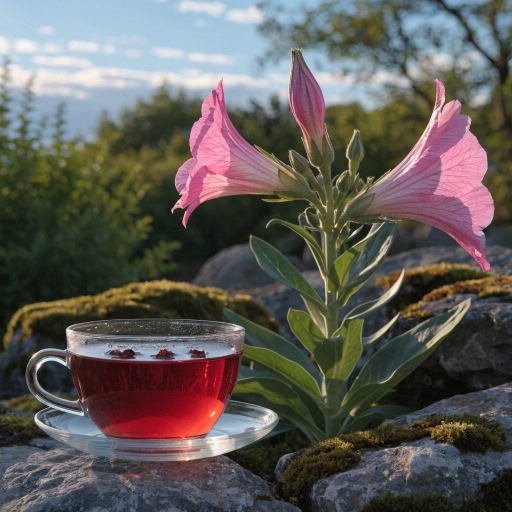 cold pressed tea, tincture and fresh leaves
