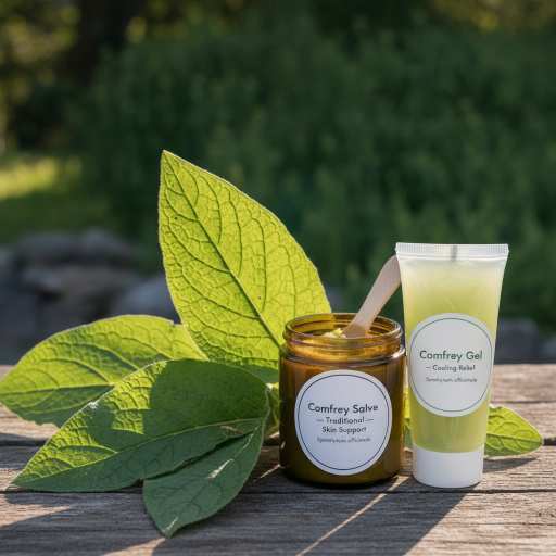 Fresh Leaf Poultice, Creams, Infused Oils and Salves