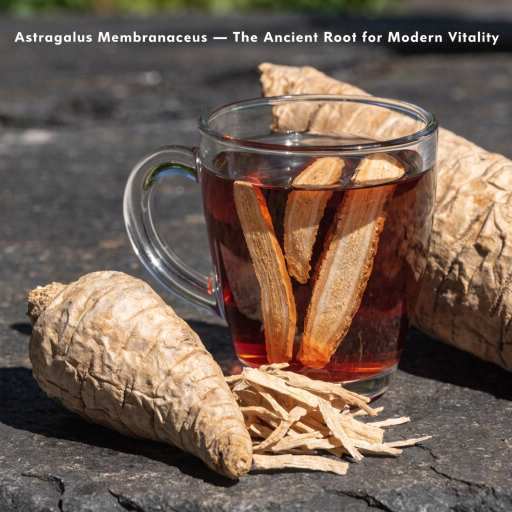 Astragalus: Dried root tea, tinctures & capsules