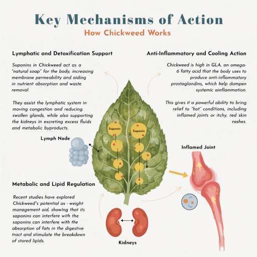 Anti-Inflammatory & Cooling Action, Lymphatic & Detoxication Support, Metabolic & Lipid Regulation