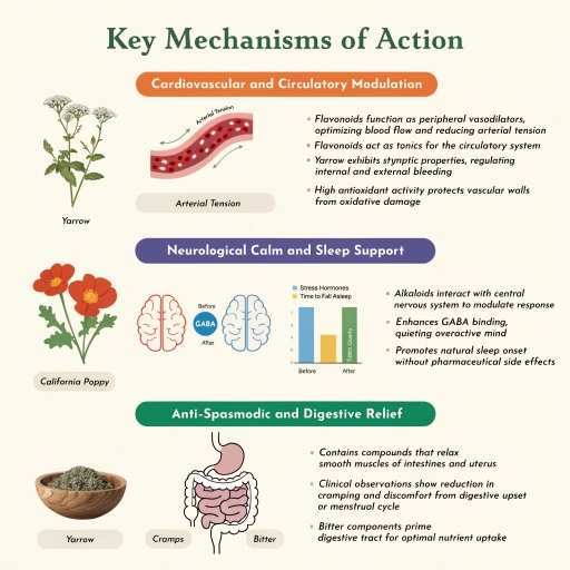 cardiovascular, antioxidant, gut health, sleep & digestive