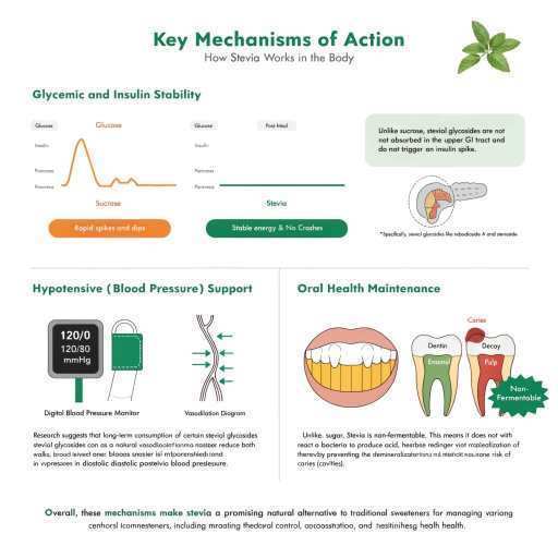 Glycemic & Insulin Stability, Hypotensive (Blood Pressure) Support and Oral Health Maintenance