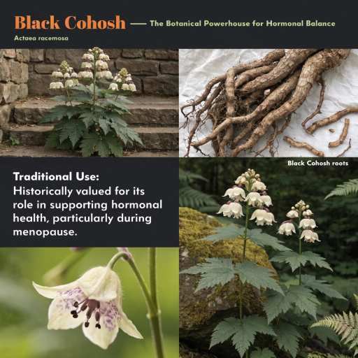 Black Cohosh: Dried Root Powder, Extracts, Liquid Tinctures and Tea
