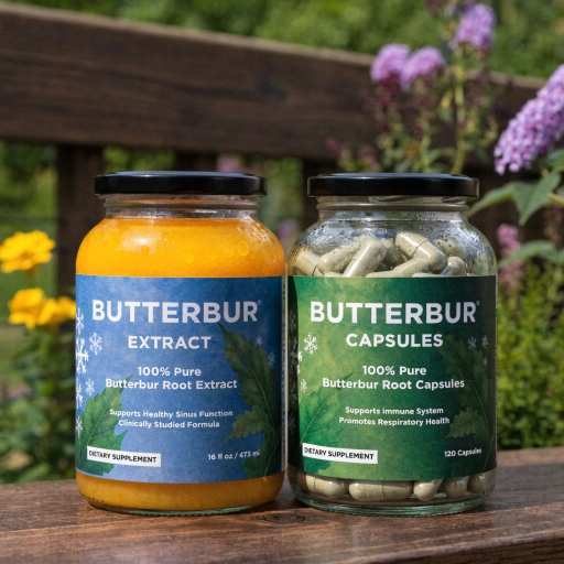 Butter Bur: Capsules and Soft Gel