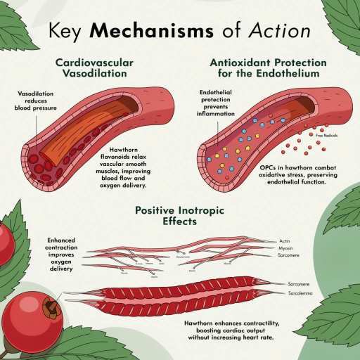 Cardiovascular Vasodilation, Anti-Oxidant Protection
