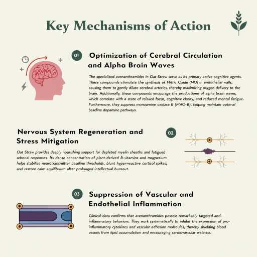 Optimization of Cerebral Circulation & Alpha Brain Waves, Nervous System Regeneration & Stress Mitigation, Suppression of Vascular & Endothelial Inflammation