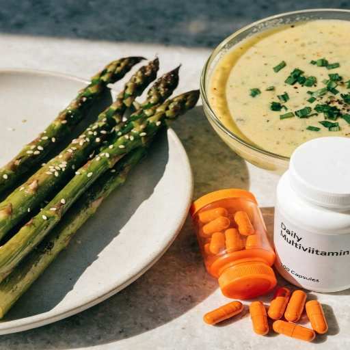 Asparagus: Vit K, Vit B9, Antioxidants & Fiber