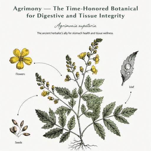 Agrimony tea, tincture and used for gargle