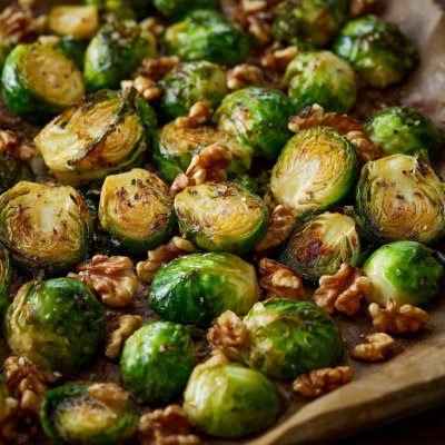 Roasted brussels sprouts.
