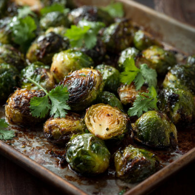 Roasted brussels sprouts.
