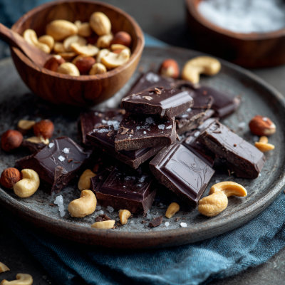A few squares of dark chocolate.