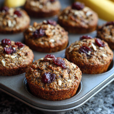 Flaxseed Oat Muffins