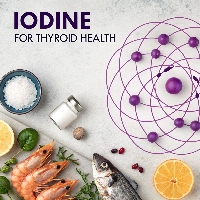 Iodine atom with seafood and dairy